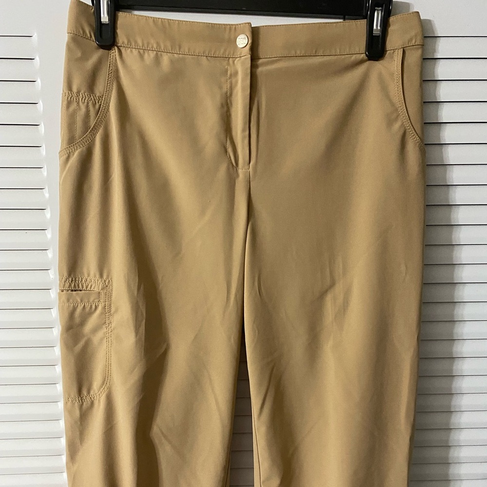 Zenergy Golf by Chico’s Cropped Pants, Sz 8, Chico’s Sz 1, Neutral, Minimalist - Picture 2 of 11